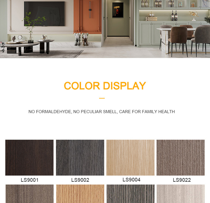 Factory Direct Sale Of Eco-Friendly And Odorless Skin Feel PVC Wall Panels