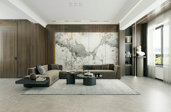 Vintage Decorative 900x1800x9mm Outdoor Wall and floor Glazed Polished Porcelain