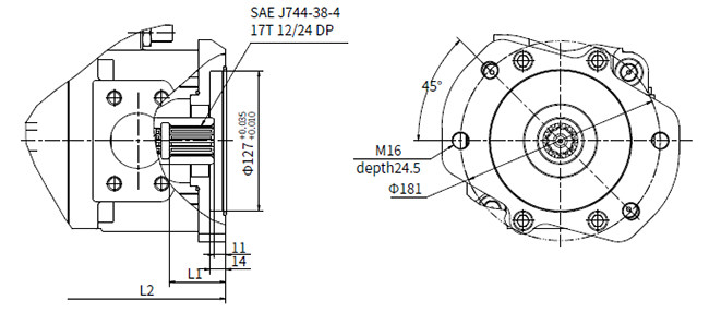 Trailer Hydraulic Power Control Unit With Cut-Off / Load Sense Control Electro-Proportional Torque