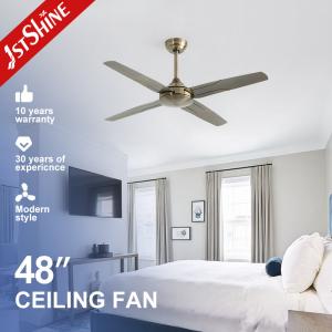 Wholesale High Speed AC Pure Motor Copper Ceiling Fan with Remote Control and 4 Iron Blades from china suppliers