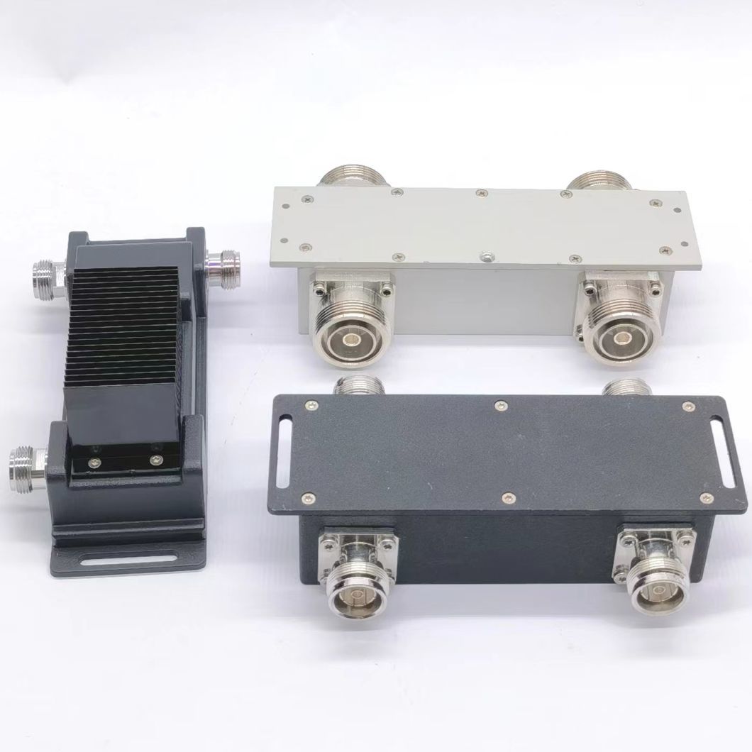 High Isolation 400W 694-3800MHz 4.3-10 Female 4 in 4 out Hybrid Coupler for Ibs Projects