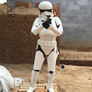 Wholesale star wars stormtrooper life size sculpture resin craft art fiberglass anime statues from china suppliers