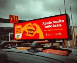 2.5mm 3mm Taxi Top Led Display For Exterior Advertising