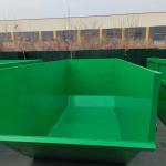 Rubbish 6M Waste Skip Boat Shaped Offshore Boat Skip Sea Waste Oil Drilling