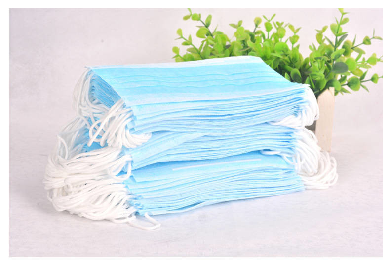 Adults Sterile Blue Disposable Surgical Face Mask 17.5*9.5cm Size Eco - Friendly