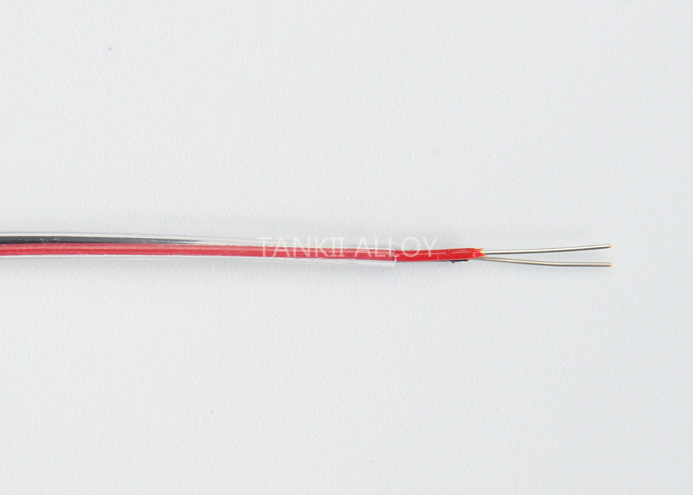 Pfa Insulated Thermocouple Cable Type K JX 2*0.5mm Customized Color ISO 9001