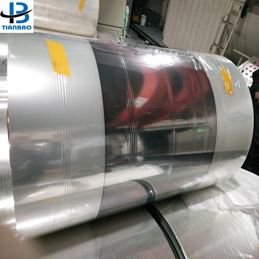 Opaque Transparency Silver Metalized CPP Film for Reflective INFUSION