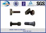 Railroad Fastener Qualified Railway Bolt with washer / heavy square nuts