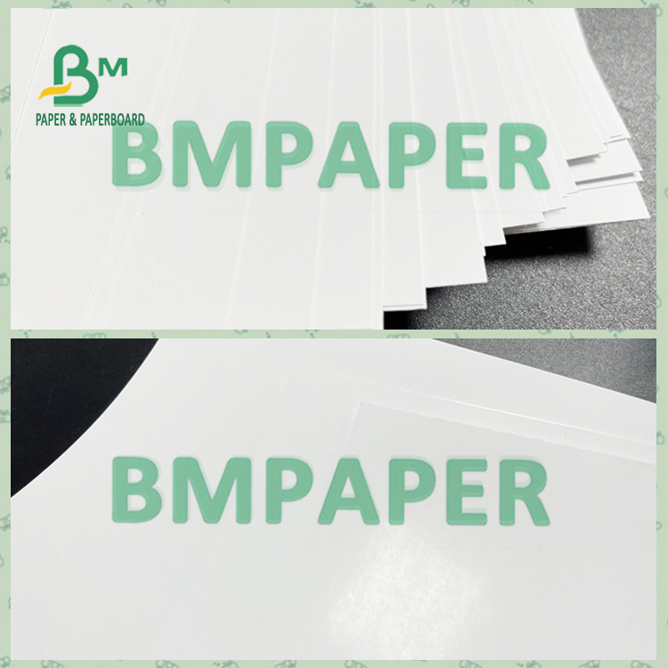 Premium Virgin Wood Pulp Glossy Coated Paper with Smooth Finish for Professional Printing