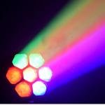 7*40w Mini Bee Eye RGBW 4in1 Stage Light Led Zoom Moving Head Wash for Night