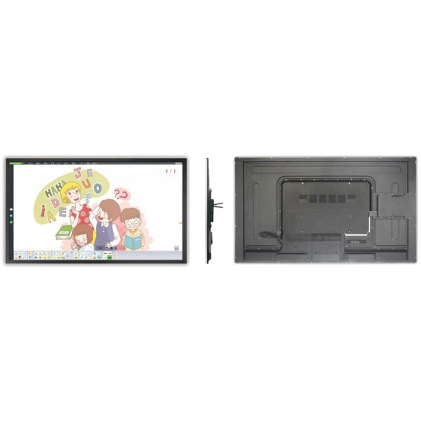 Hot sale 55 to 84 inch interactive tv touch screen whiteboard, all in one pc touch screen monitor with 4K UHD Resolution