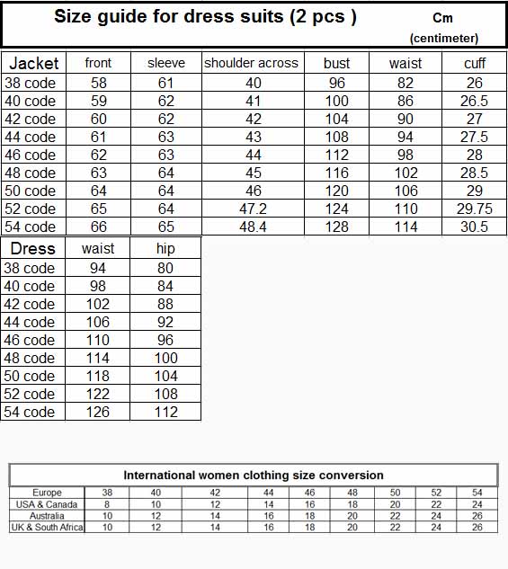 womens clothes new design women in suits 2-pcs dress suits