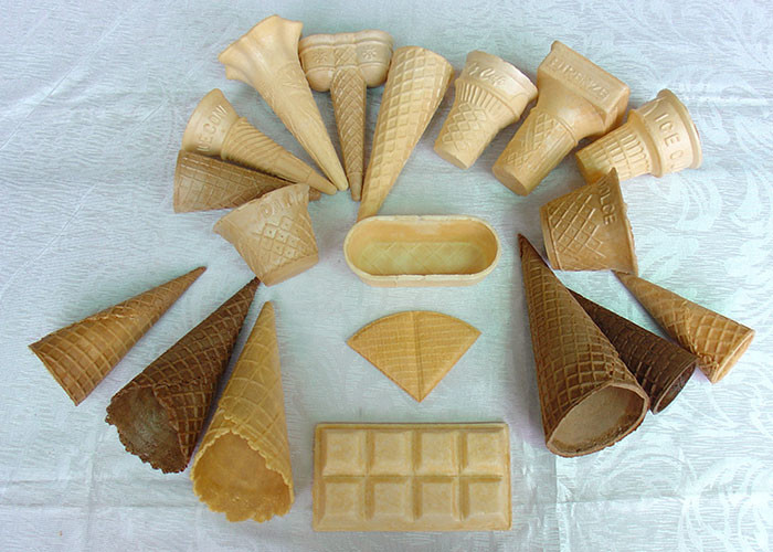 Delicious Homemade Wafer Cones , Sugar Ice Cream Cone Multi Shape