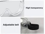 Impact Resistant Medical Safety Goggles Anti Saliva Fog For Doctor Chemical