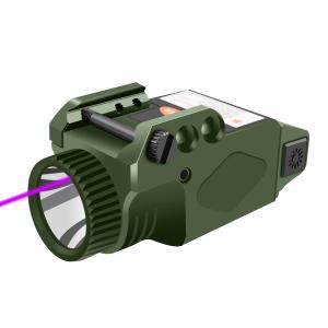 Wholesale Aluminium Shotgun Laser Sight Tactical Light Flashlight 500 Lumen Purple from china suppliers