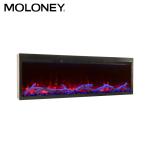 1000mm Modern Electric Fireplace Multi Color Flames With Thermostatic Controls
