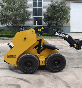 Wholesale 25HP Skid Type Wheel Type Mini Digger Mini Skid Steer Loader from china suppliers