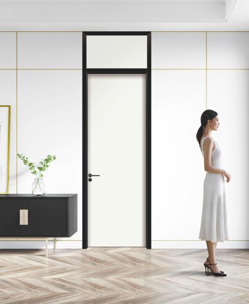 Light Luxury And Elegant Carbon Crystal Room Door Sound Insulation , Moisture