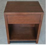 Wooden 5-star hotel furniture stone top night stand/bed side table NT-0020