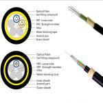 Aerial Outdoor 48 Cores Singlemode G652 ADSS Fiber Optic Cable With Aramid Yarn