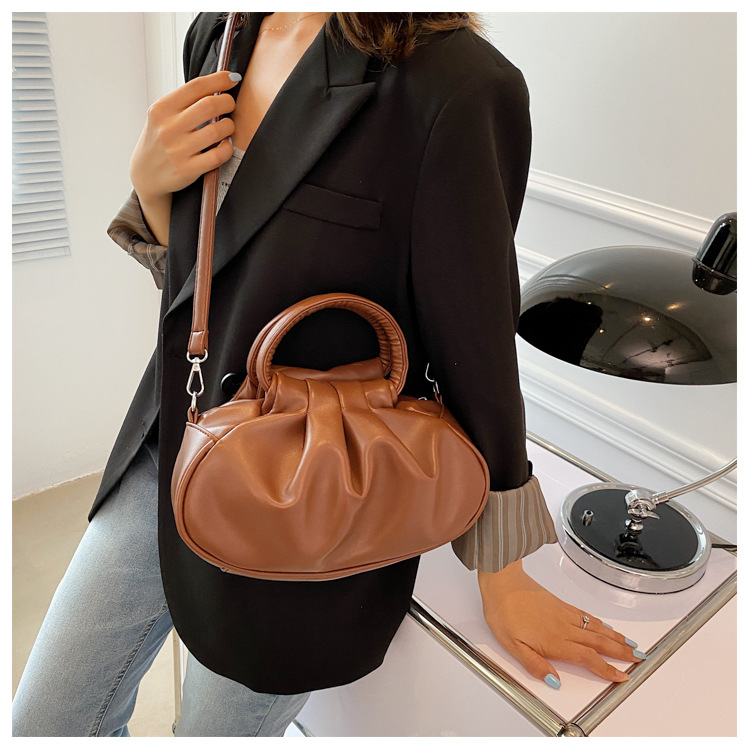 Elegant Stylish Accessories Fold Cloud Women's Handbags in Fashionable Trendy Style