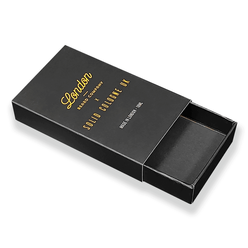 Custom Logo Printing Accepted Black Matte Sliding Gift Drawer Box with Custom Order