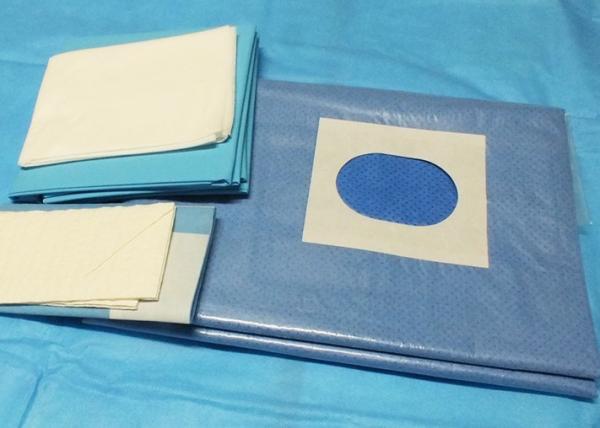 Cardiovascular Split Disposable Sterile Surgical Drapes Infection Control Single