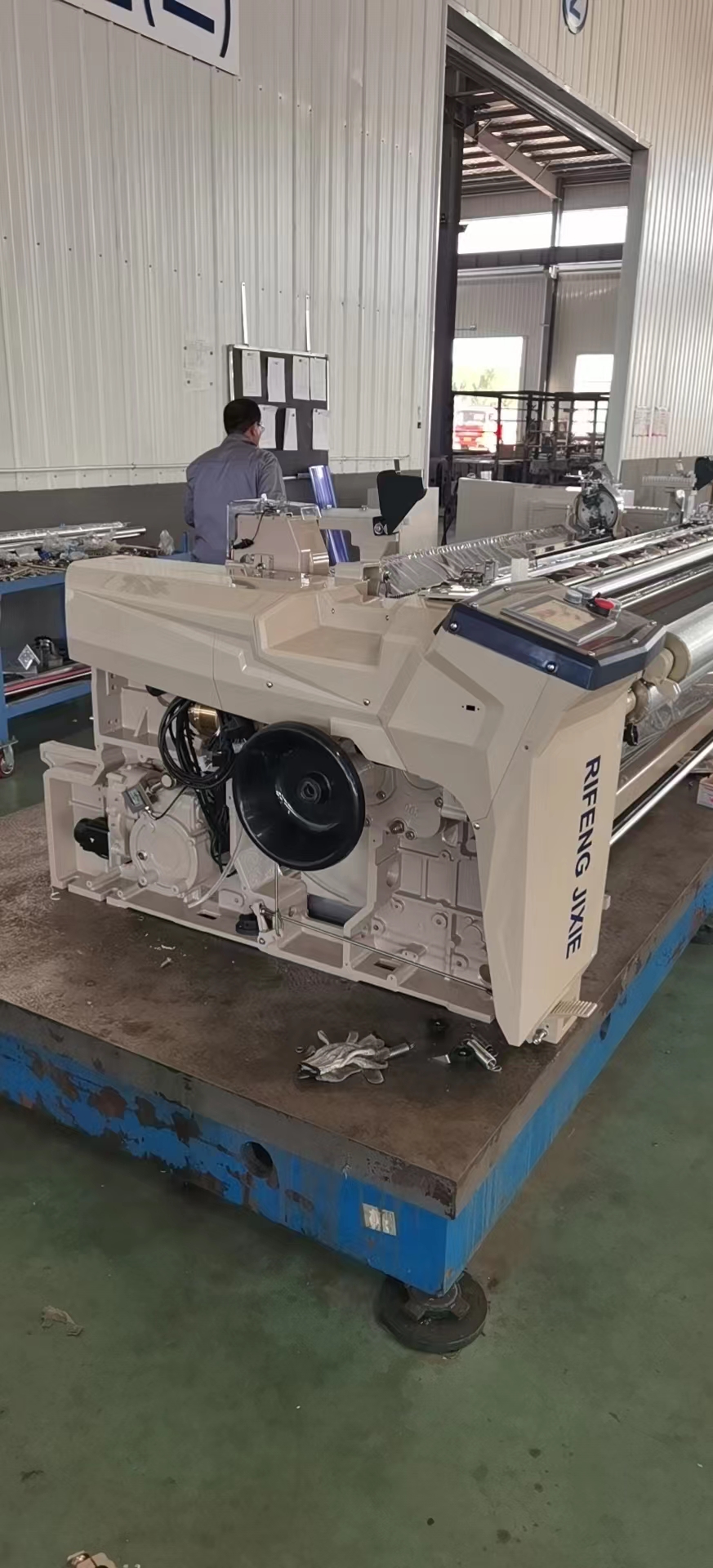 1200 RPM Water Jet Power Loom Textile Machine 190cm Dobby Rapier