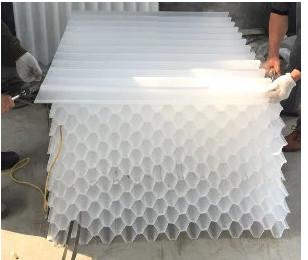 Black Lamella Tube Settler For Industrial Wastewater Treatment Specific Gravity