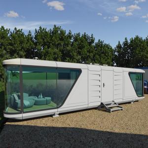 Wholesale Capsule Luxury Modern Prefabricated House Camper Small House Travel Trailer Capsule Cabin Capsule Tiny House from china suppliers