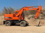 Used Doosan 150-7 Wheel Excavator Good Condition Low Hours Construction