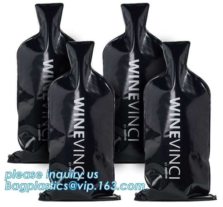 k bottom leakproof reusable wine bottle protector 3 pack bubble travel protective bag,USA Amazon WineSkin Protecto
