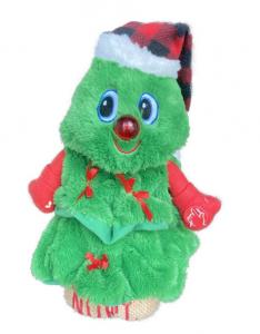 Wholesale Christmas Santa Tree Plush Toy With Lights from china suppliers
