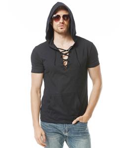 Wholesale S Plain Men Cotton T Shirts Plain Dyed Blanks Oversized Hoodie from china suppliers
