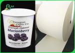 Biodegradable White PLA / PE Coated Paper For Ice Cream Cups Eco - Friendly