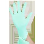The disposable nitrile gloves household solid kitchen with thin blue nitrile