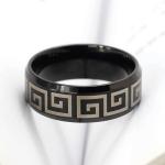 New Unique Titanium steel 18 k gold & black Wholesale Fashion Jewelry Wedding