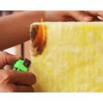 Durable Dyed Fiberglass Wool Insulation 15/20/25 Mm Thickness