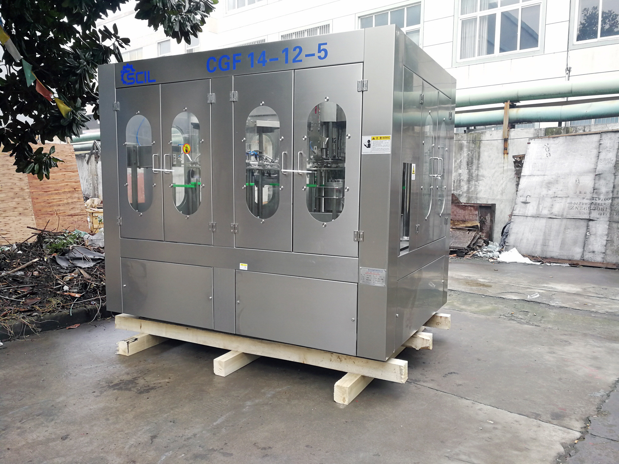 70mm Diameter 0.5L Monoblock Bottle Filling And Capping Machine