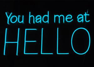 Wholesale EU Plug 10cm 12VDC Led Neon Signs For Sweethearts from china suppliers