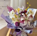Chinese style art paper flower wrapping paper 85g waterproof recyclable paper