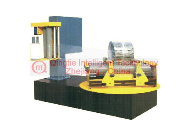Small Cylindrical Pallet Wrapping Machine Rotating Platform Height 0 - 12 RPM