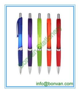 Wholesale logo branded gifts pen, retractable promo ball pen from china suppliers
