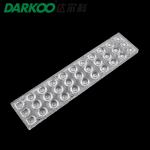 Height 9.22mm Linear Light SMD LED Lens Waterproof Narrow Angle