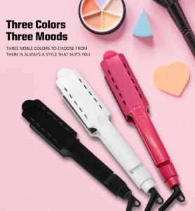 Wholesale Wide AC110V PTC Heating Titanium Plate Hair Straightener For Natural Hair from china suppliers