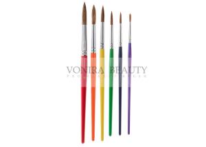 Wholesale 6Pcs Art Body Paint BrushesCollection For School Painting With Natural Animal Hair from china suppliers