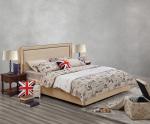 2017 new design of Leather / Fabric American style Bedroon furniture Upholstered