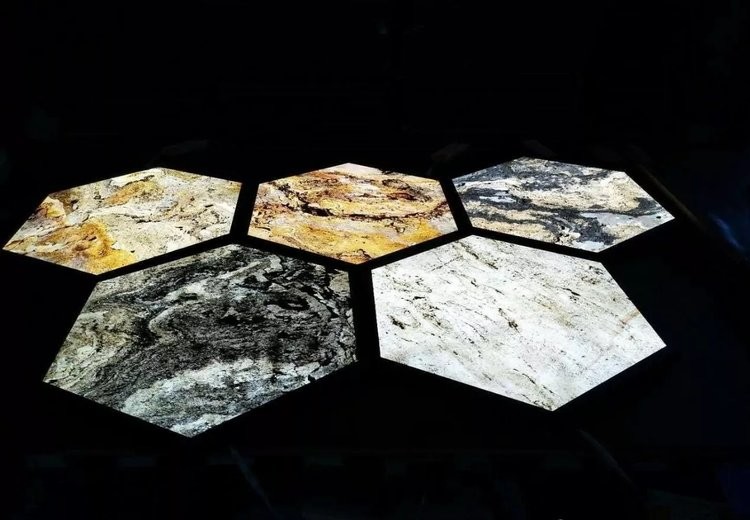 Exterior Interior Thin Natural Stone Veneer Panels Flexible 3000x1400mm
