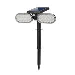 3.7V 2200mAH 6H Charging Wireless Landscape Spotlights Dual Heads