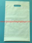 W14 X L28cm Die Cut Handle Bags / Hand Hole Shopping Plastic Travel Bags